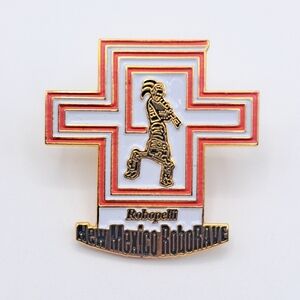 Vintage New Mexico Robo Rave Lapel Pin